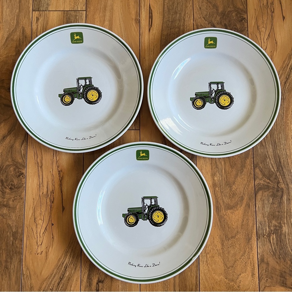 Gibson John Deere Dinner Plates